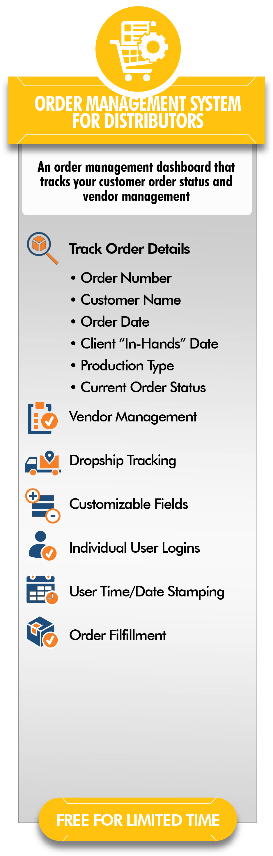 Order management System for Distributors